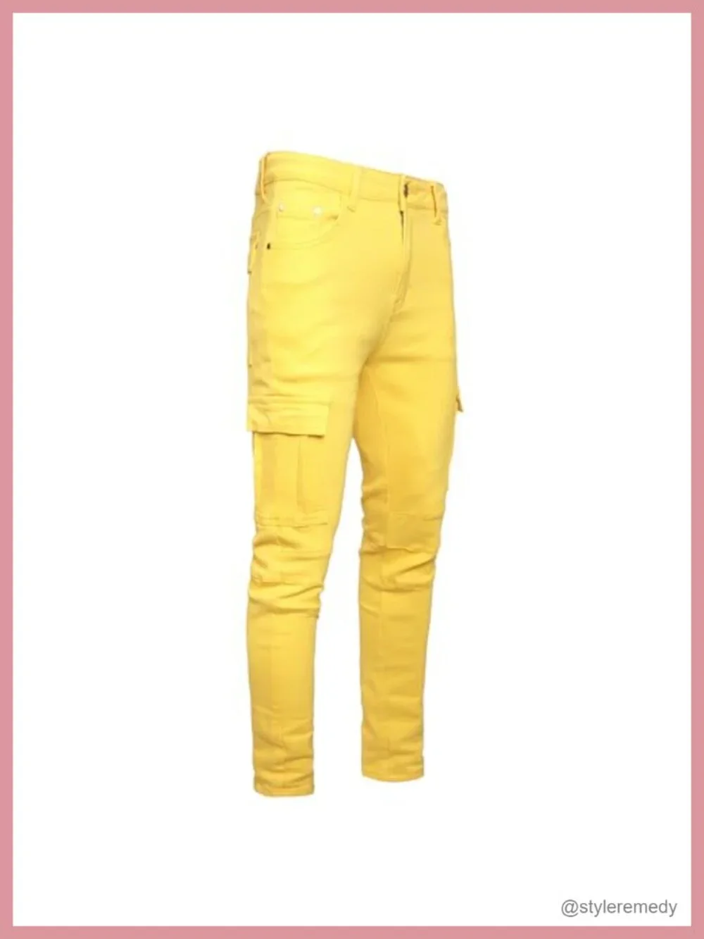 Men's Slim Fit Stretch Ripped Skinny Jeans Fashion Straight Leg Casual Denim